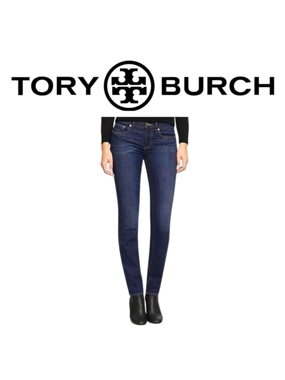 ** Tory Burch Legging Jean Dark Rinse Size 26 Tall